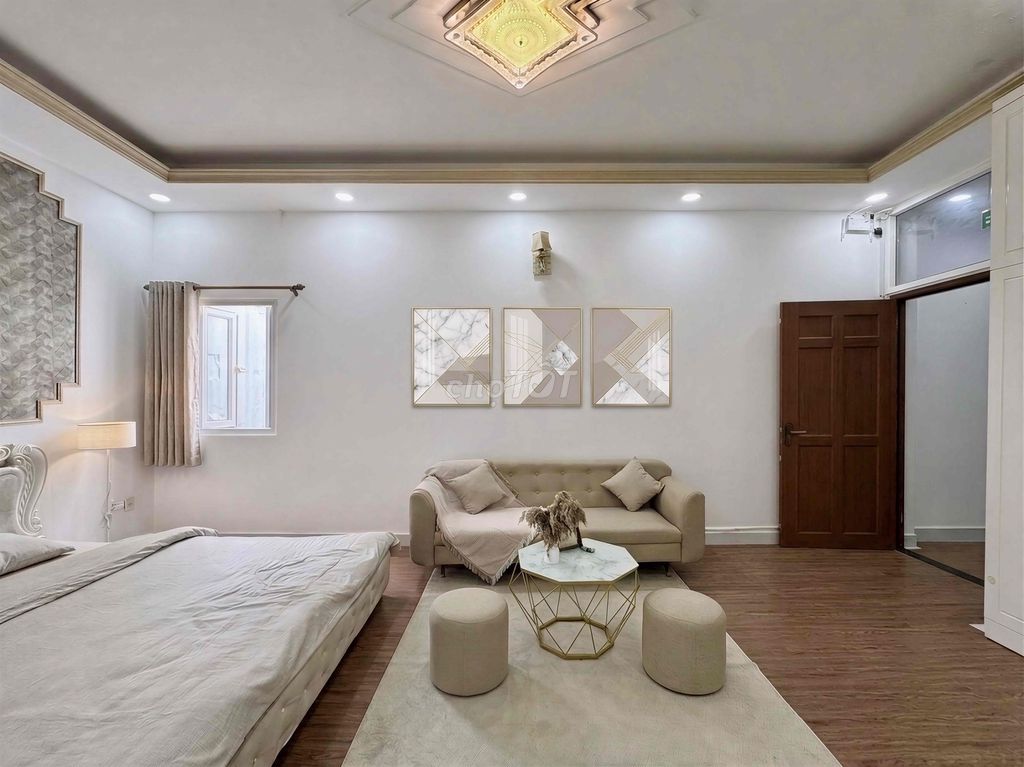 The apartment is full of one bedroom - one room, 65 meters, 3rd district - Funk, Lê Văn Sỹ