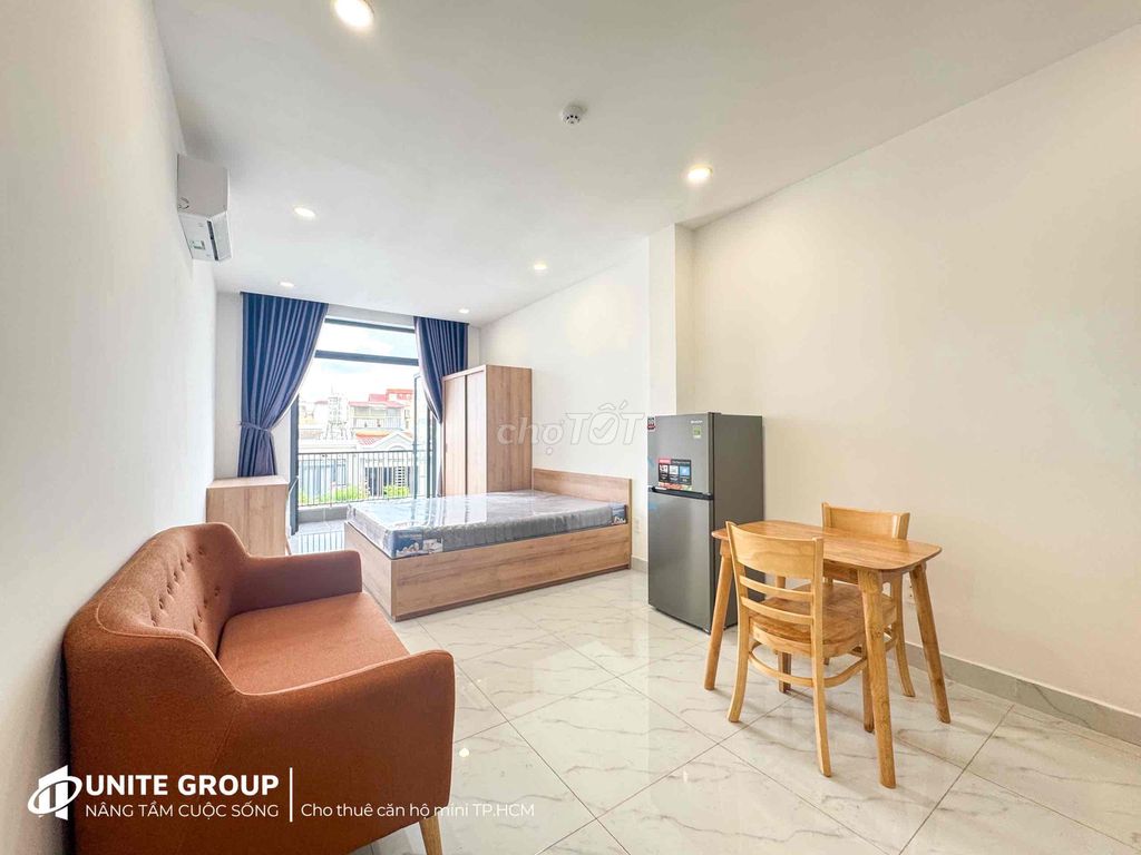 Rent the apartment with a balcony, Nguyễn Văn Đậu Bình Thạnh private washing machine