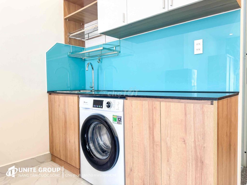 Rent the apartment with a balcony, Nguyễn Văn Đậu Bình Thạnh private washing machine