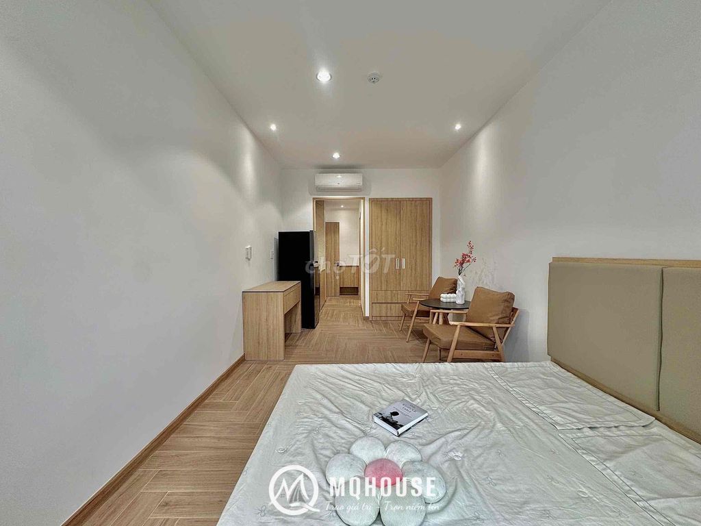 studio full interior - balcony - private washing machine - 50 m2 - Tân Bình