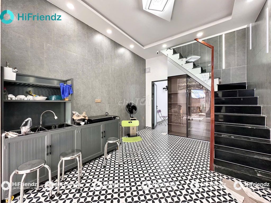 Open two bedrooms - two full bathrooms in hyper-wide kitchen interiors in the long life.