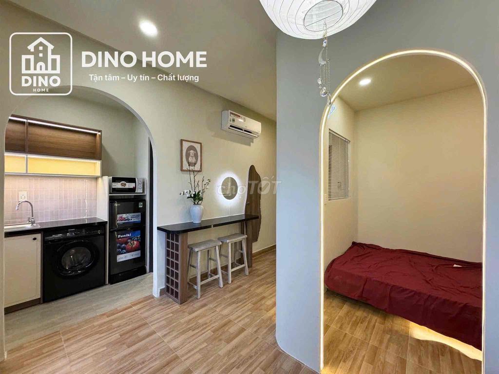 The apartment is a super-high-smooth bedroom in Bình Thạnh.