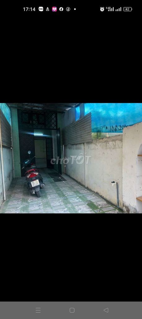 Rent 66 M2 bedrooms in front of 14x Huỳnh Tấn Phát cars.