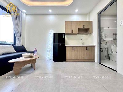 combined for renting a service apartment. One bedroom 40 meters 2 Bình Thạnh balcony full interior.