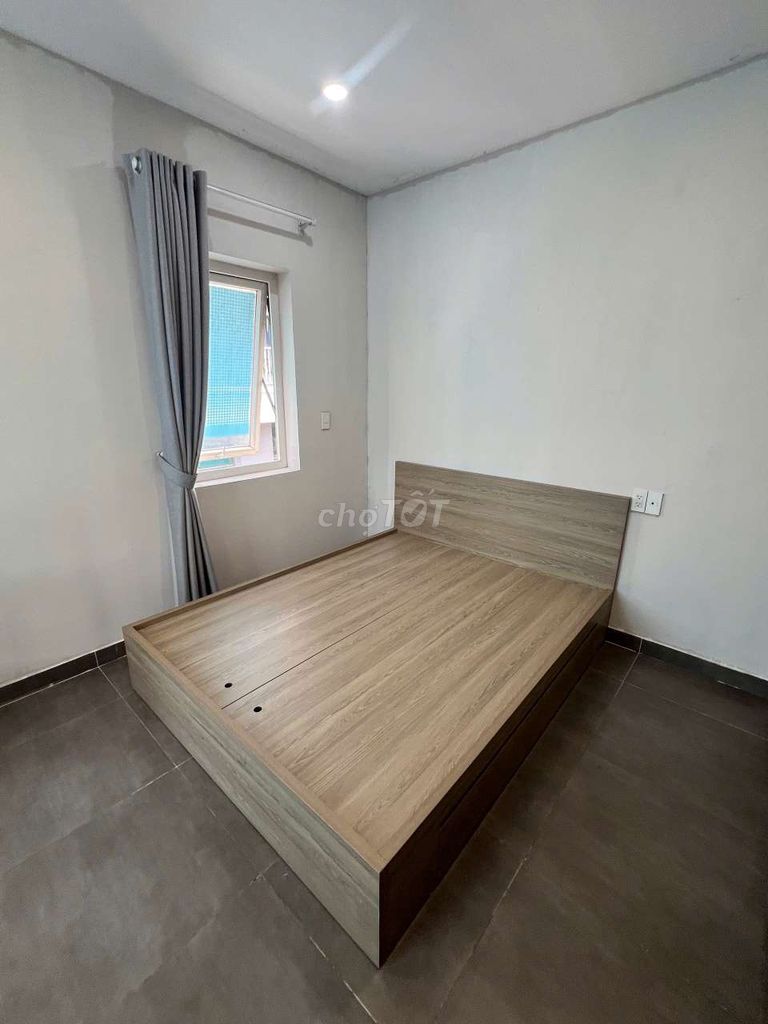 Two bedrooms, two full bathrooms.