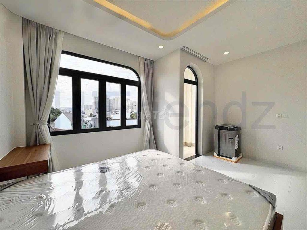 newly built apartment_full balcony interior now Tô Ký intersection image