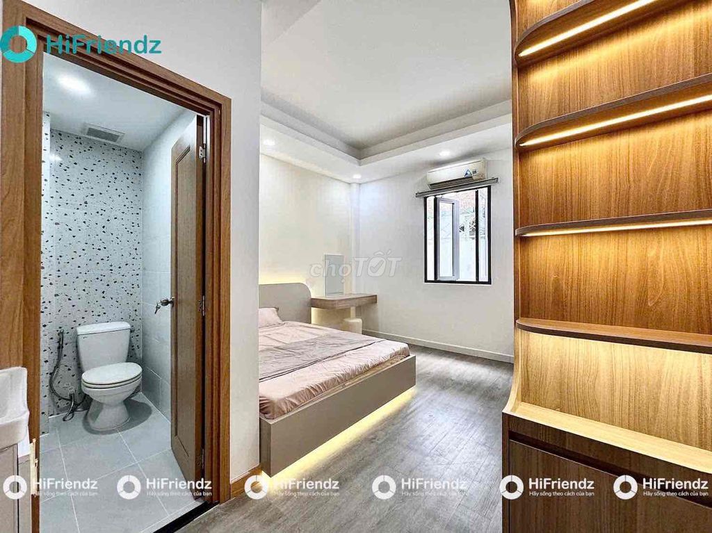 Rent a high-end service apartment full of furniture next to aeon mall Tân Phú
