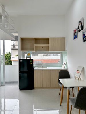 A brand new apartment, full interior, natural light - right there.