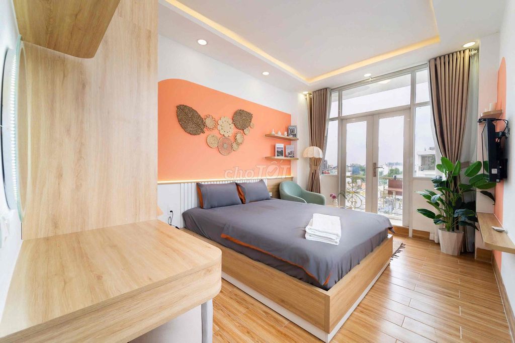 Rents the balcony studio, Cao Thắng private washing machine, District 10 – T
