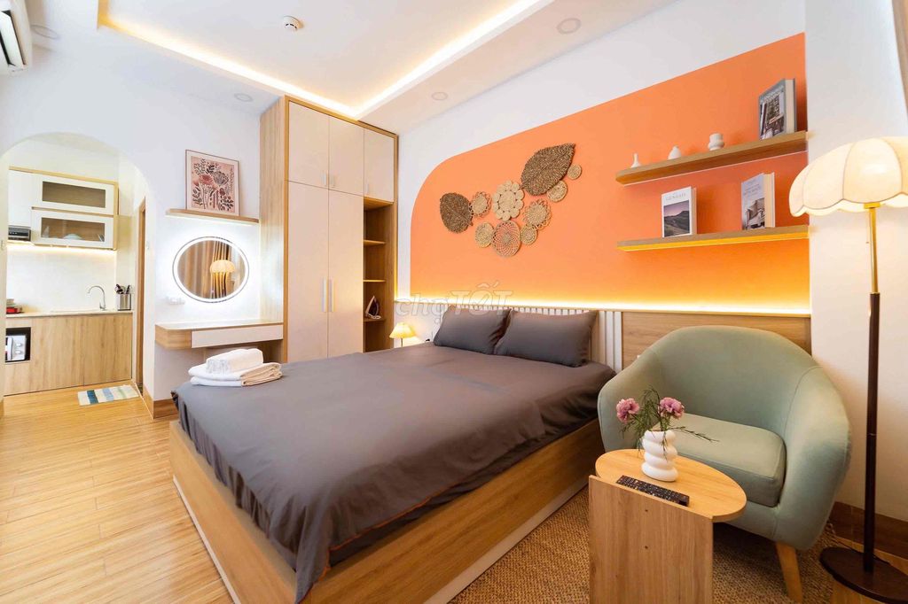 Rents the balcony studio, Cao Thắng private washing machine, District 10 – T