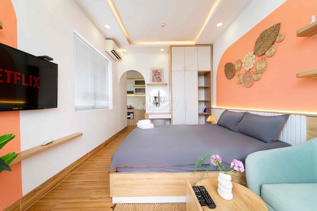 Rents the balcony studio, Cao Thắng private washing machine, District 10 – T