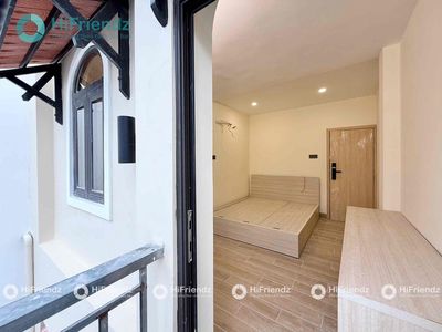 near the Phú Nhuận-studio balcony (40 M2-full personal washing machine-in pxl)