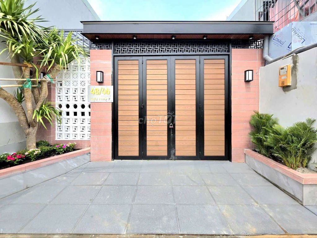 Rent the Huỳnh Tấn Phát cash house, ttnb. Near archive C, volume: 5 x28 meters, 30 million