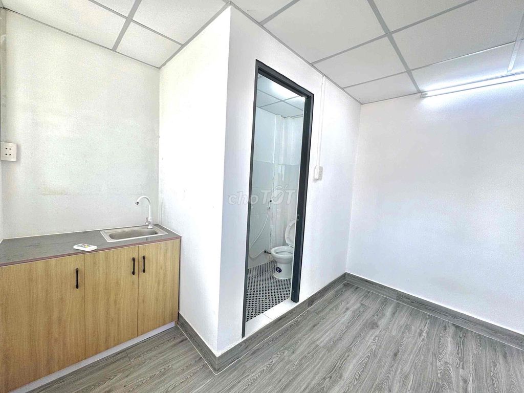Renting studio bancol with air conditioning at Thống Nhất-7*16 Gò Vấp