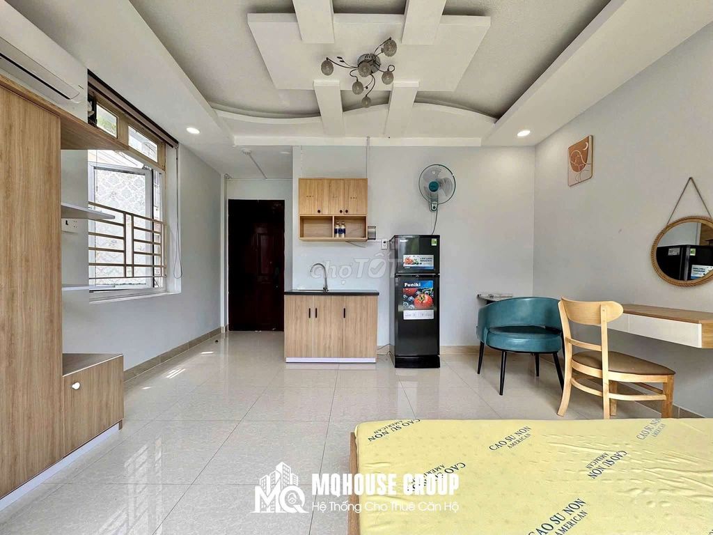 Opening the new apartment building with a full interior like a virgin.