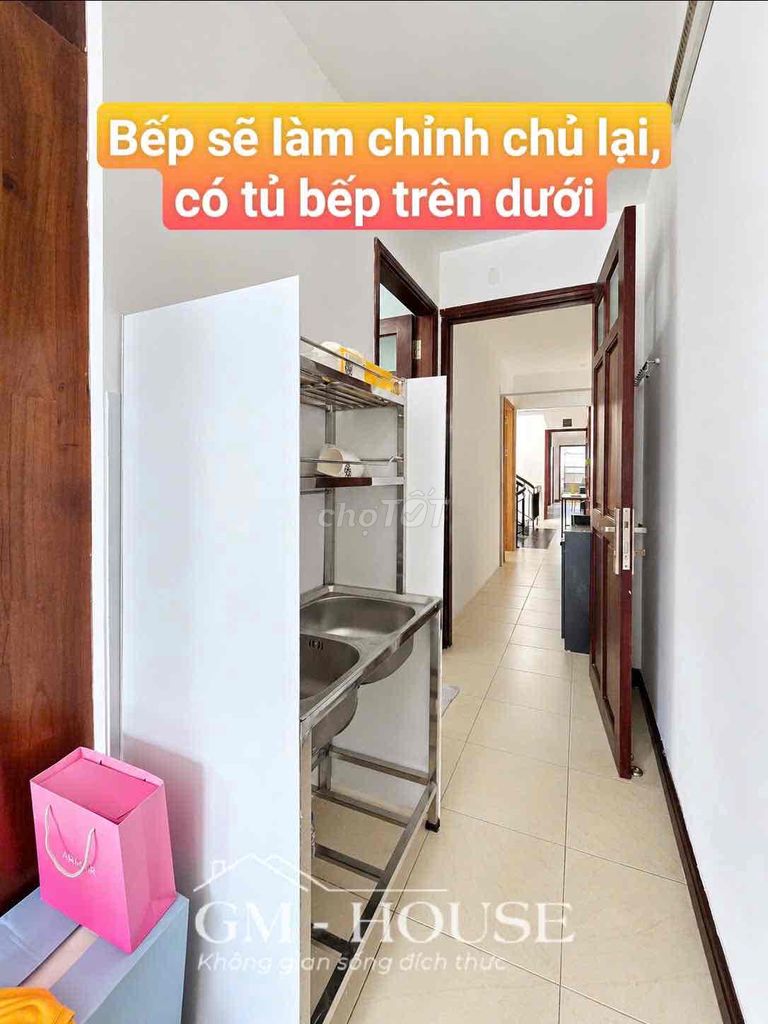 Rent Điện Biên Phủ flat bt full of private washing machines near District 1