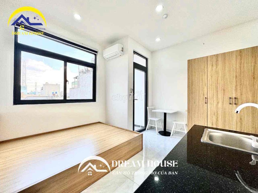 The studio apartment - balcony + newly constructed new window - Bình Tân