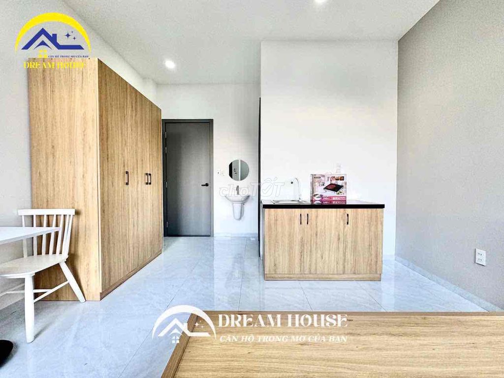 The studio apartment - balcony + newly constructed new window - Bình Tân