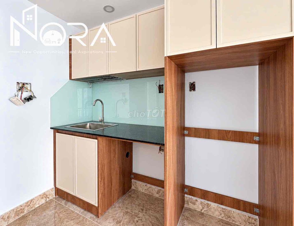 New studio - balcony - full interior near aeon mall