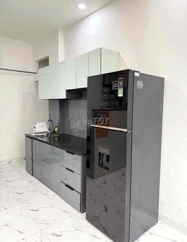 Nice house, full interior, ground, two floors, roof, Hưng Phú-710.