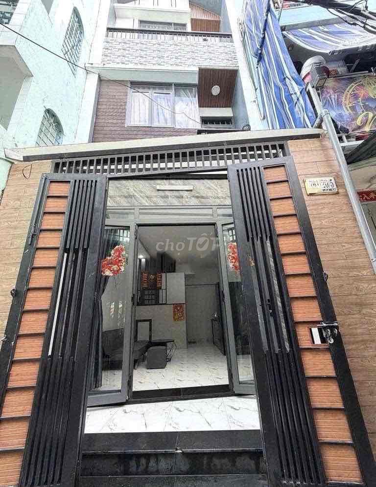 Nice house, full interior, ground, two floors, roof, Hưng Phú-710.