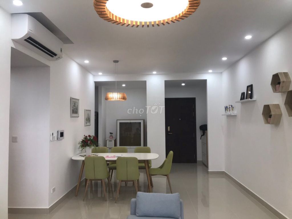 Renting Saigonland apartment 72 meters, 2 bedrooms, 2 toilets, interiors, 13 million a month.
