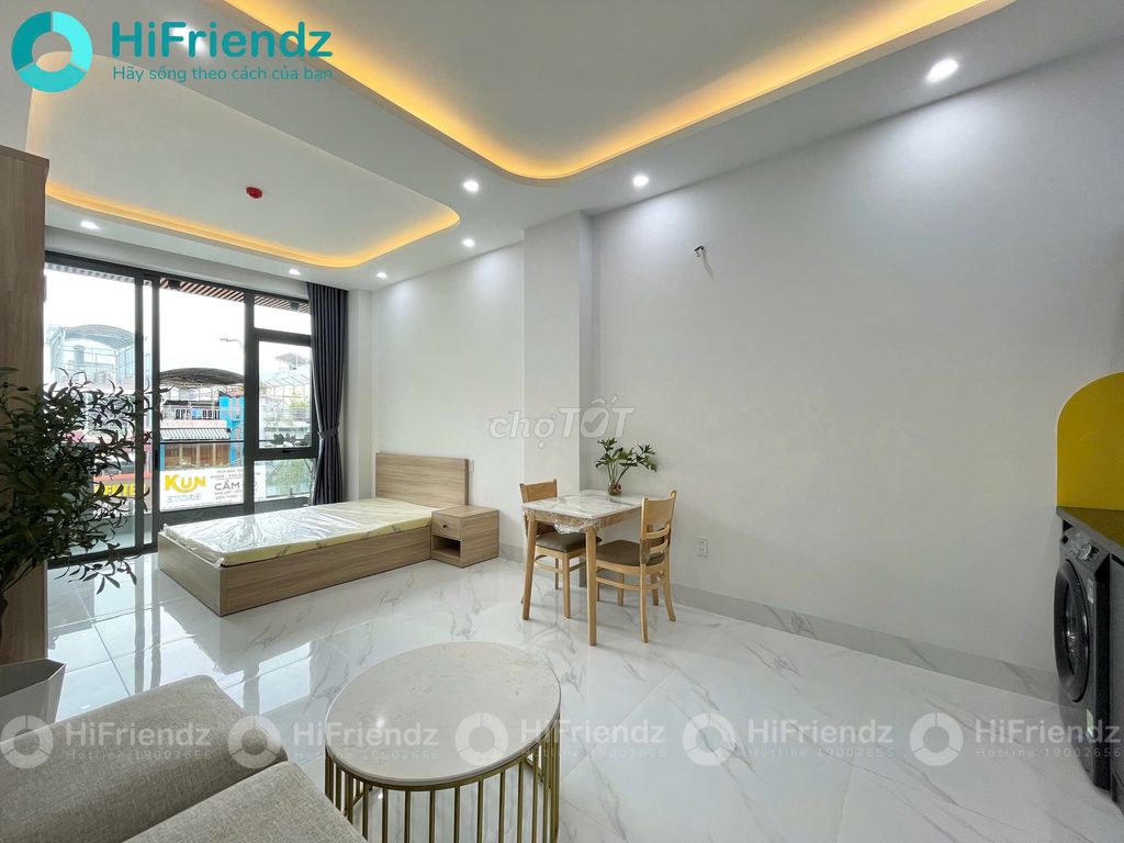 The super balconies are filled with interiors like short-term rentals in Gò Vấp