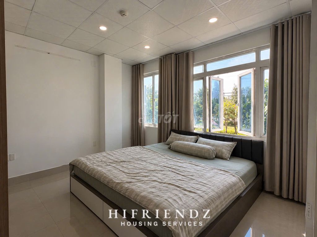The new service apartment is like a full interior bedroom - a dry-cleaning machine - a cutter