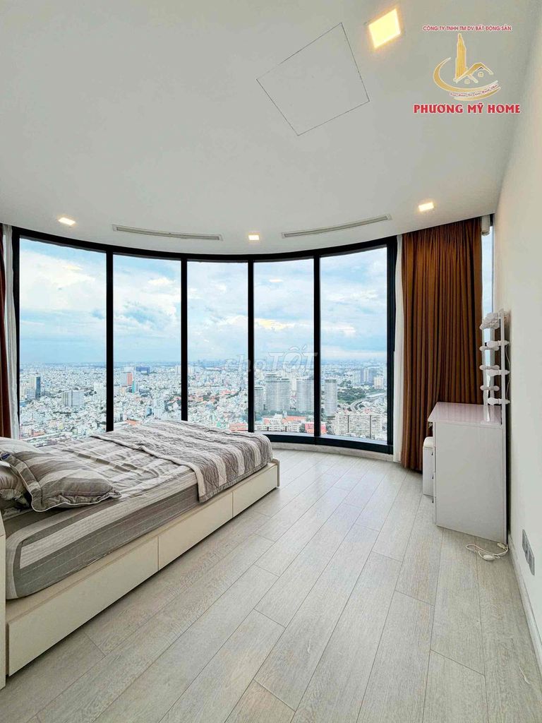 3rd floor bedroom - 105 M2, full interior, beautiful view