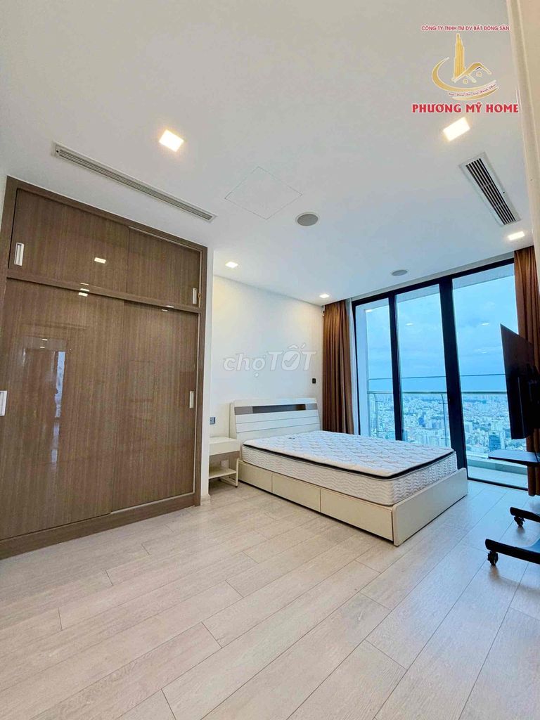 3rd floor bedroom - 105 M2, full interior, beautiful view