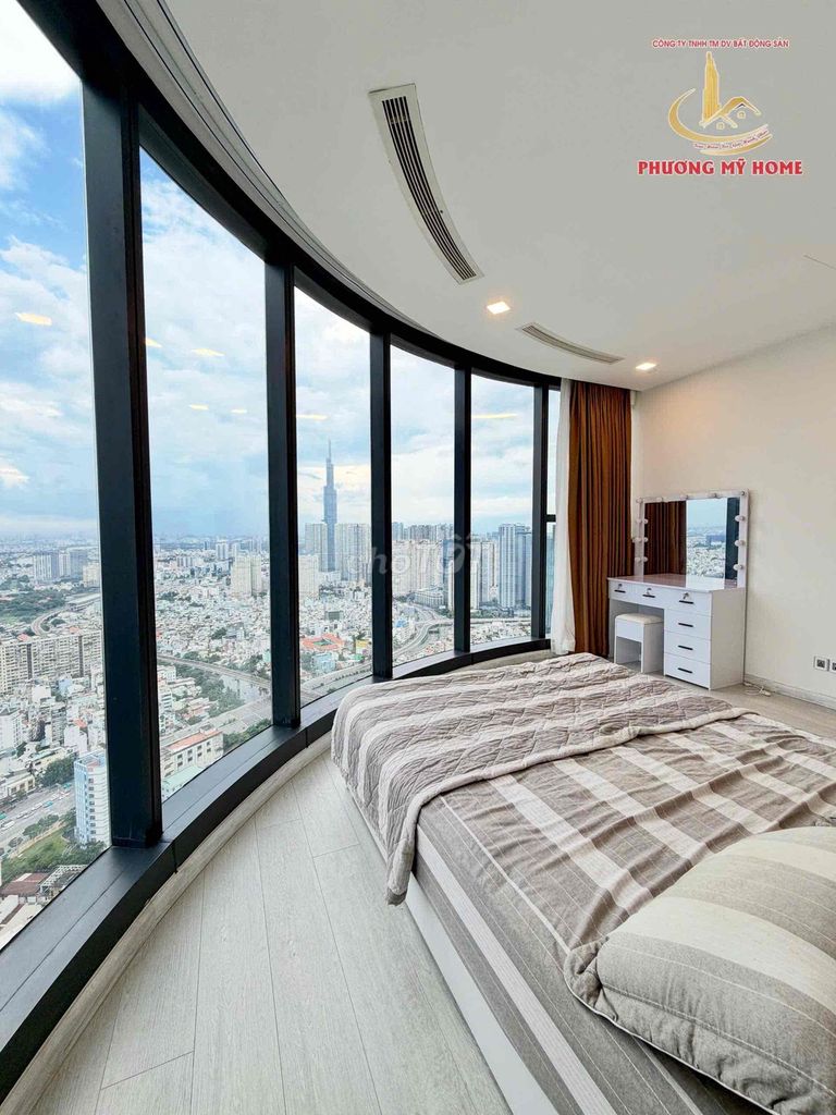 3rd floor bedroom - 105 M2, full interior, beautiful view