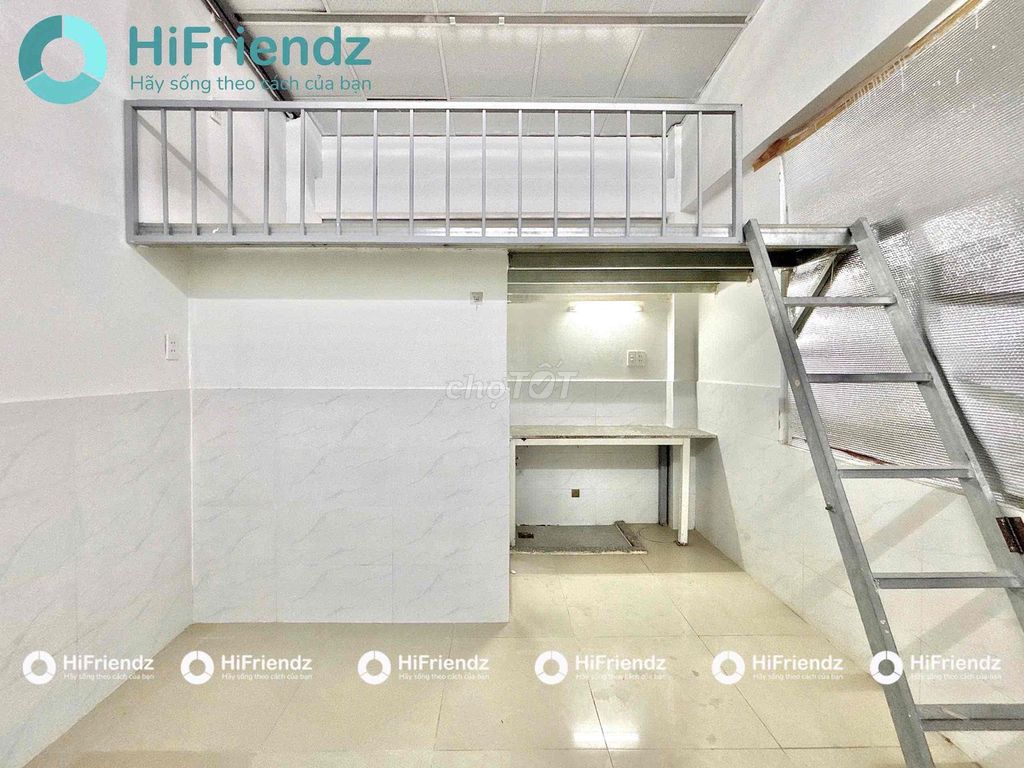 The guard room is Hiệp Thành 13 with an elevator, three I car wide.