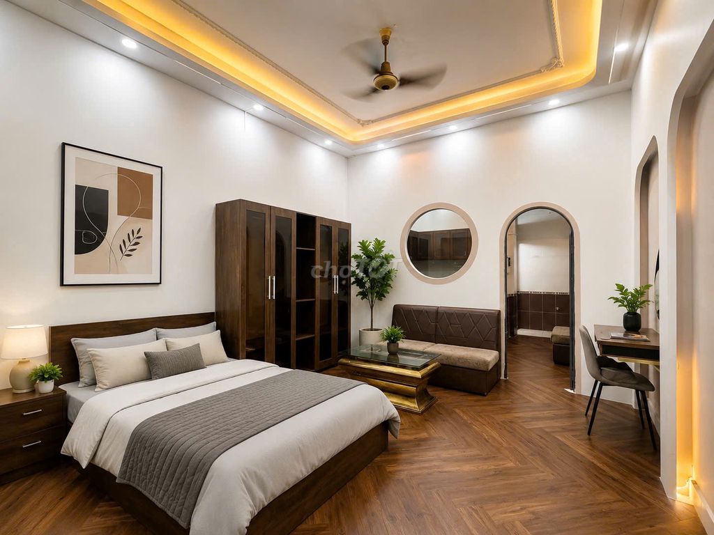 [new susudio [full high-end interior] - with balcony -Tân Bình