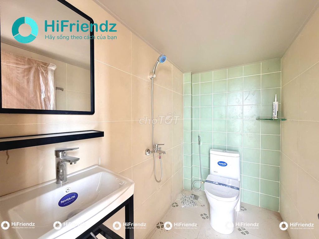 New balcony project full of private washing machines at Hà Huy Giáp