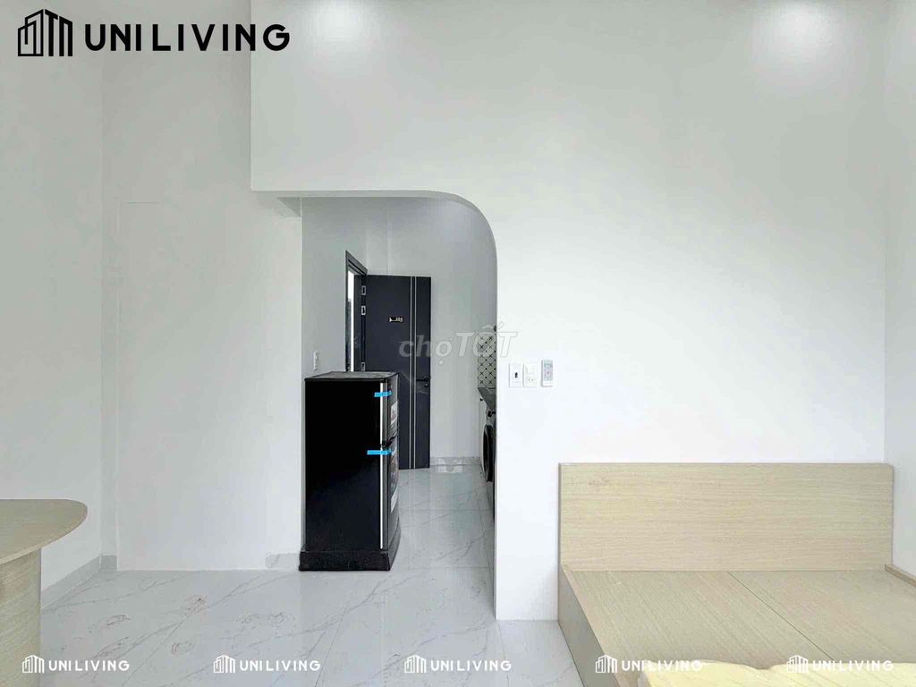 The balcony apartment, separates the kitchen from the Funky Funtress - near Liên Phường, LJA