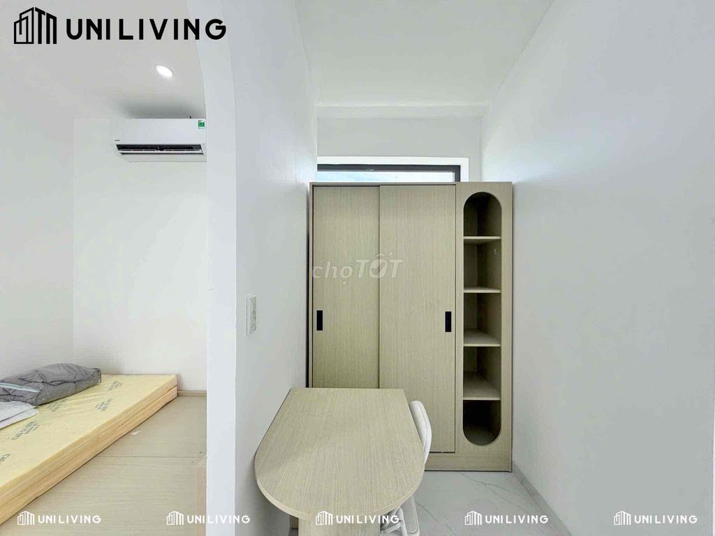 The balcony apartment, separates the kitchen from the Funky Funtress - near Liên Phường, LJA