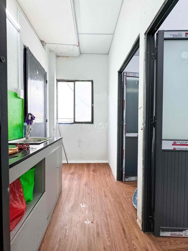 Two bedrooms. One bathroom. 45 meters.