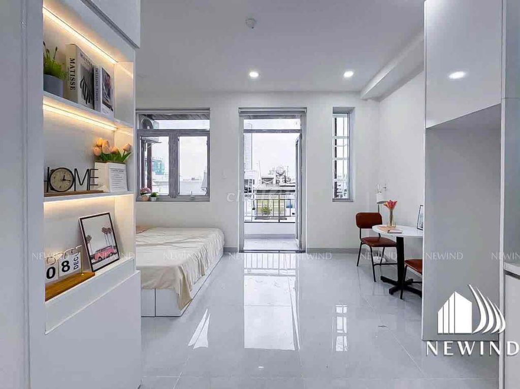 Rent Studio Full interior, balcony - Nguyễn Trãi, District 1