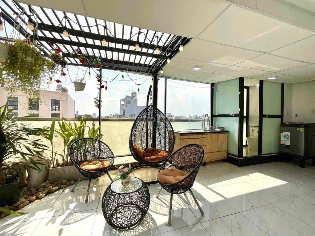 Open the penthouse elevator to your room.