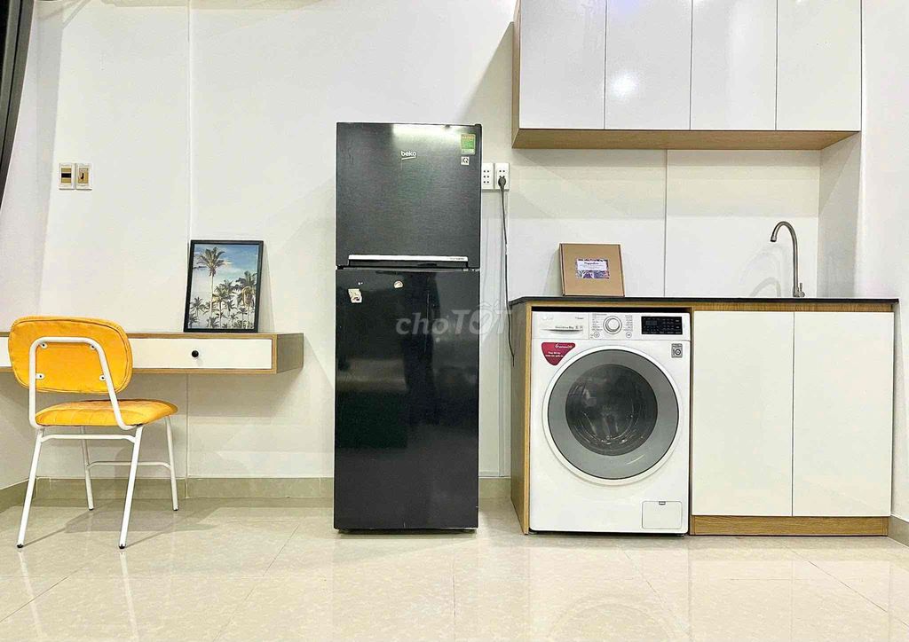 The studio is a two-room bedroom at Bình Thạnh.