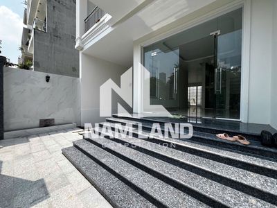 The new house is 100%.7 x 20 meters. 4 floors of Nguyễn Hoàng-Gh.