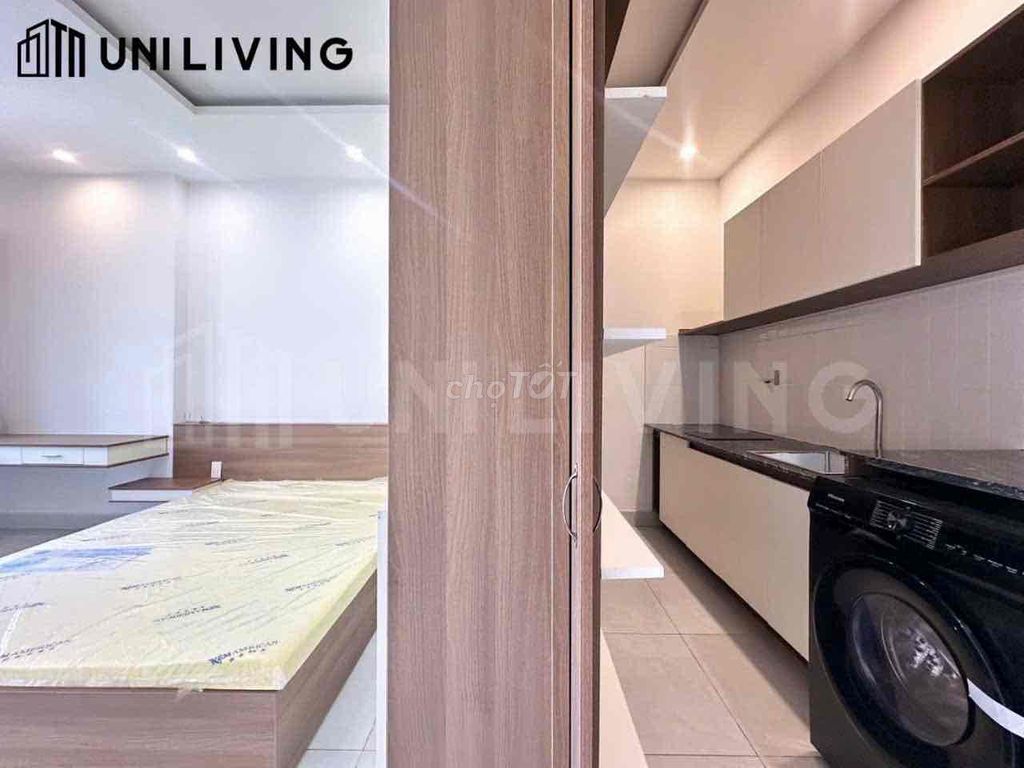 The apartment is a full-in-house kitchen, just around the end of the bridge, near the plantation.