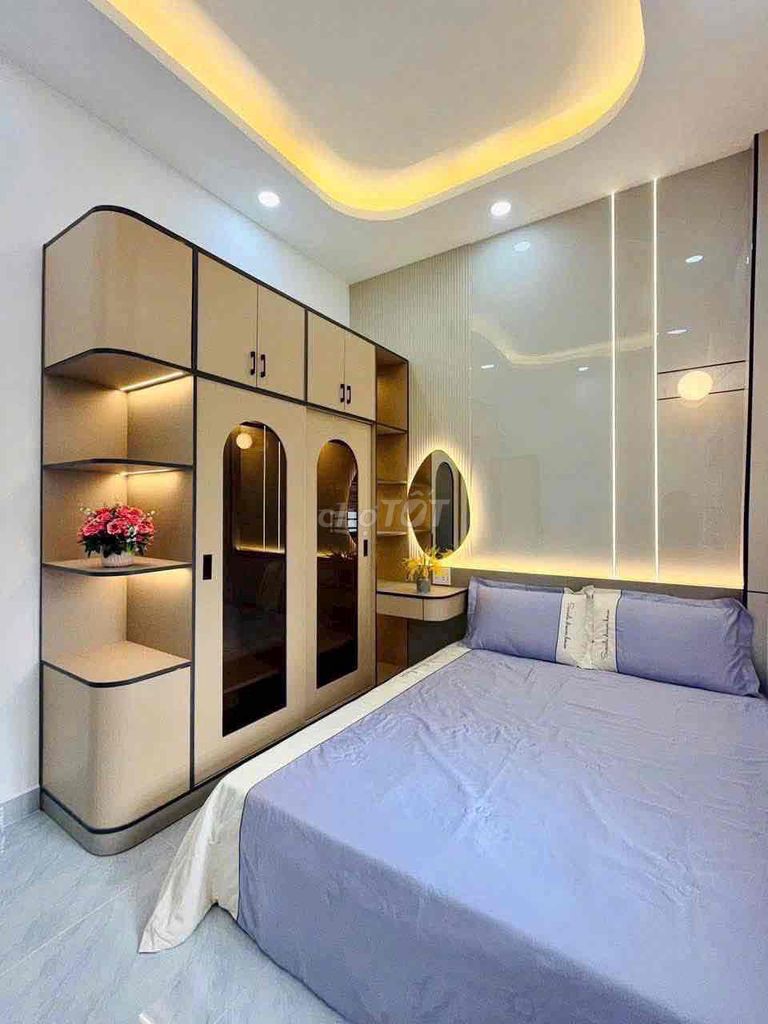 The new full interior 44 meters a floor 2 bedroom 2 Thống Nhất toilet