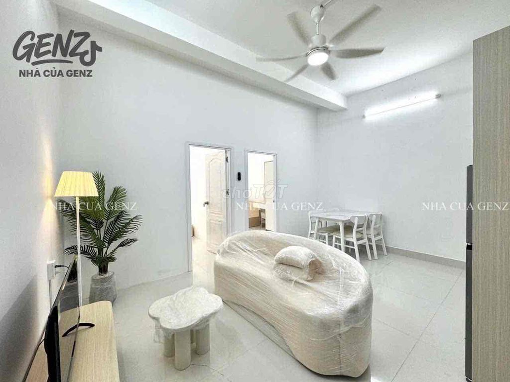 Two bedrooms, full interior at the most painted airport.