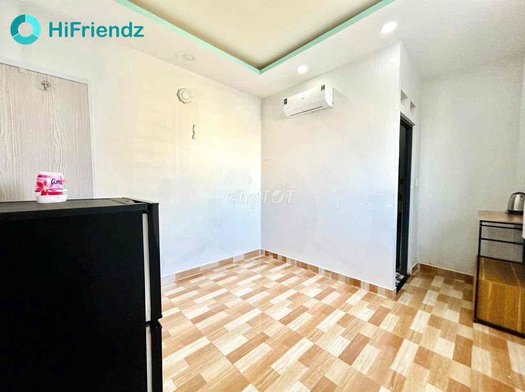 Rent the open-air studios. It's got furniture in four rooms.