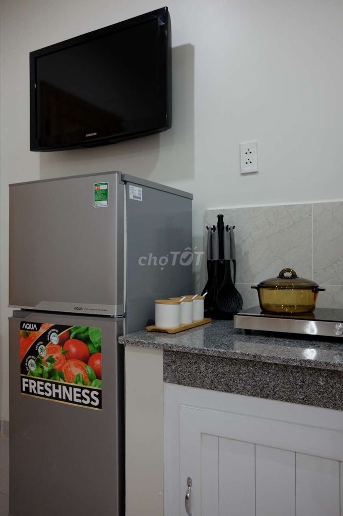 Rent a mini apartment.