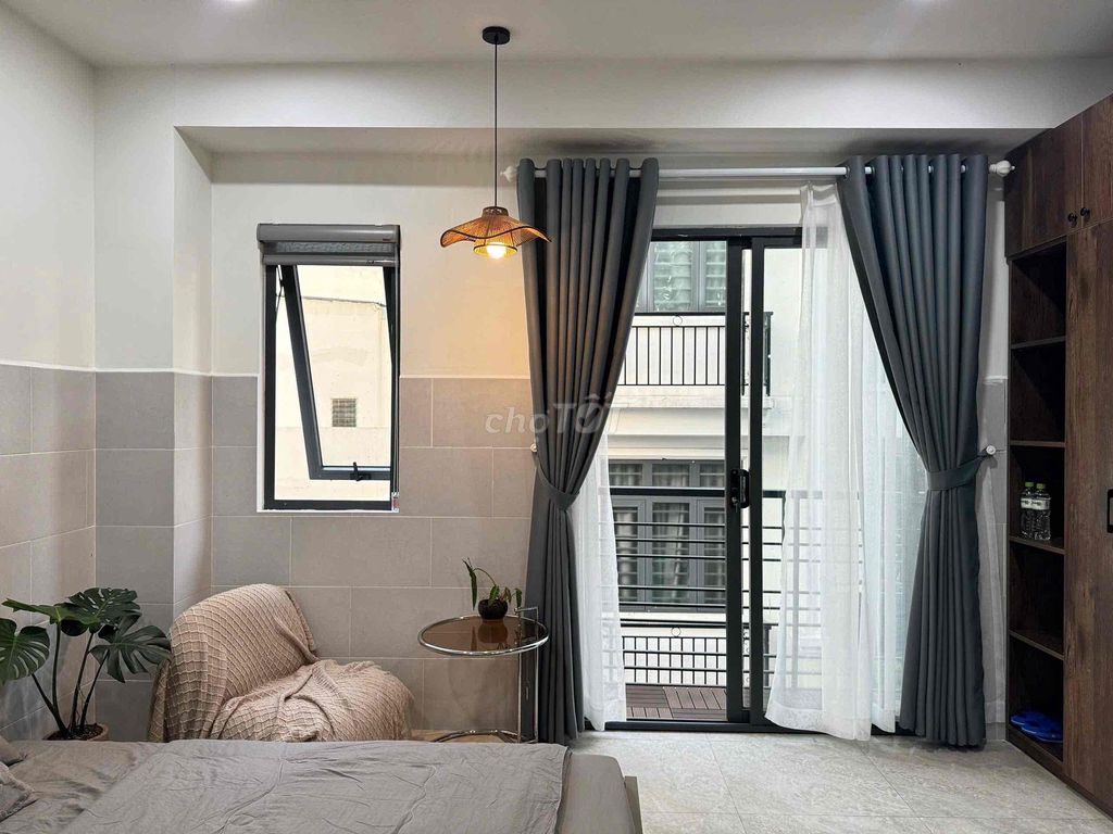 Studio balcony- Hoàng Văn Thụ - full interior - Tân Bình