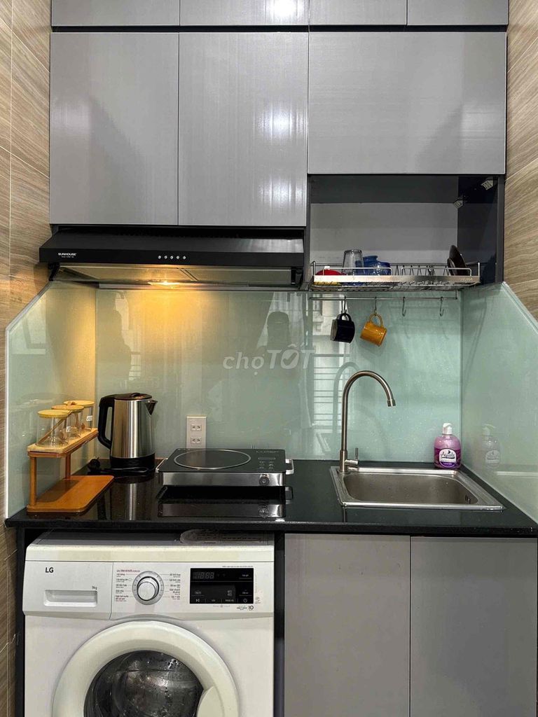 Studio balcony- Hoàng Văn Thụ - full interior - Tân Bình