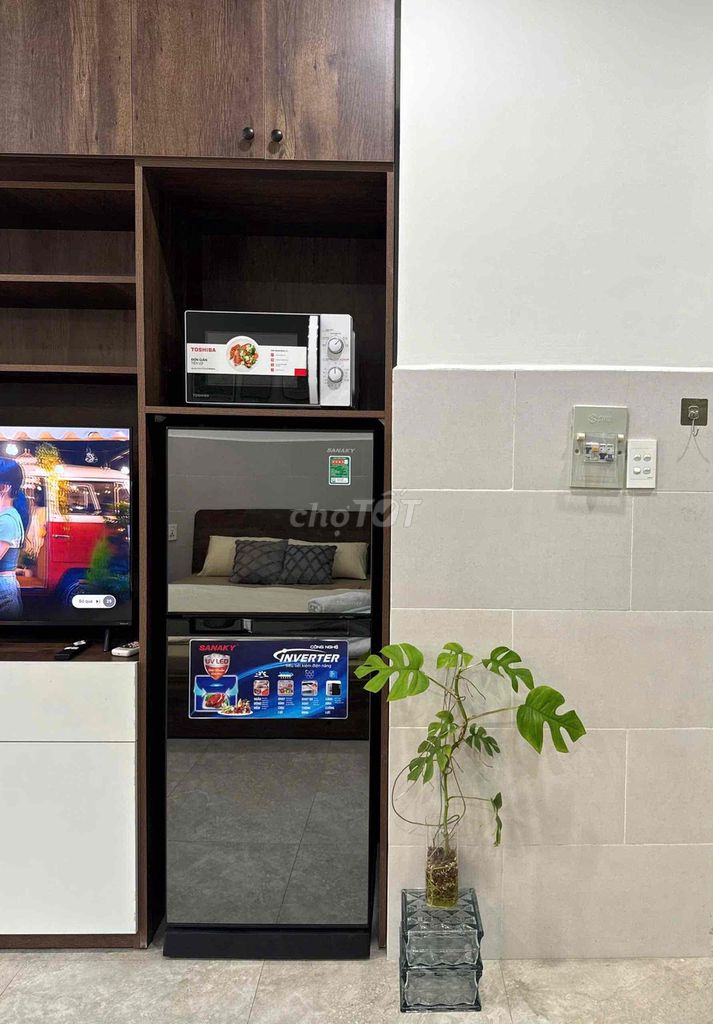 Studio balcony- Hoàng Văn Thụ - full interior - Tân Bình