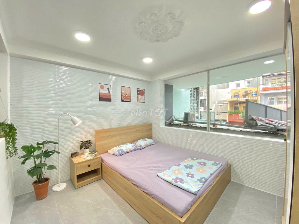 Studio Room, full interior, Thích Quảng Đức, bedroom